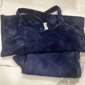 Lululemon set - racerback top and wunder train legging